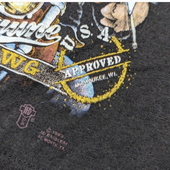 VTG Harley-Davidson Toddler Genuine HAWG Wisconsin T Shirt - Picture 3 of 9